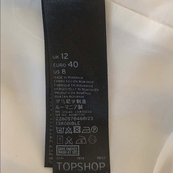 Topshop Purple Two Piece Top and Skirt Set - Picture 4 of 6